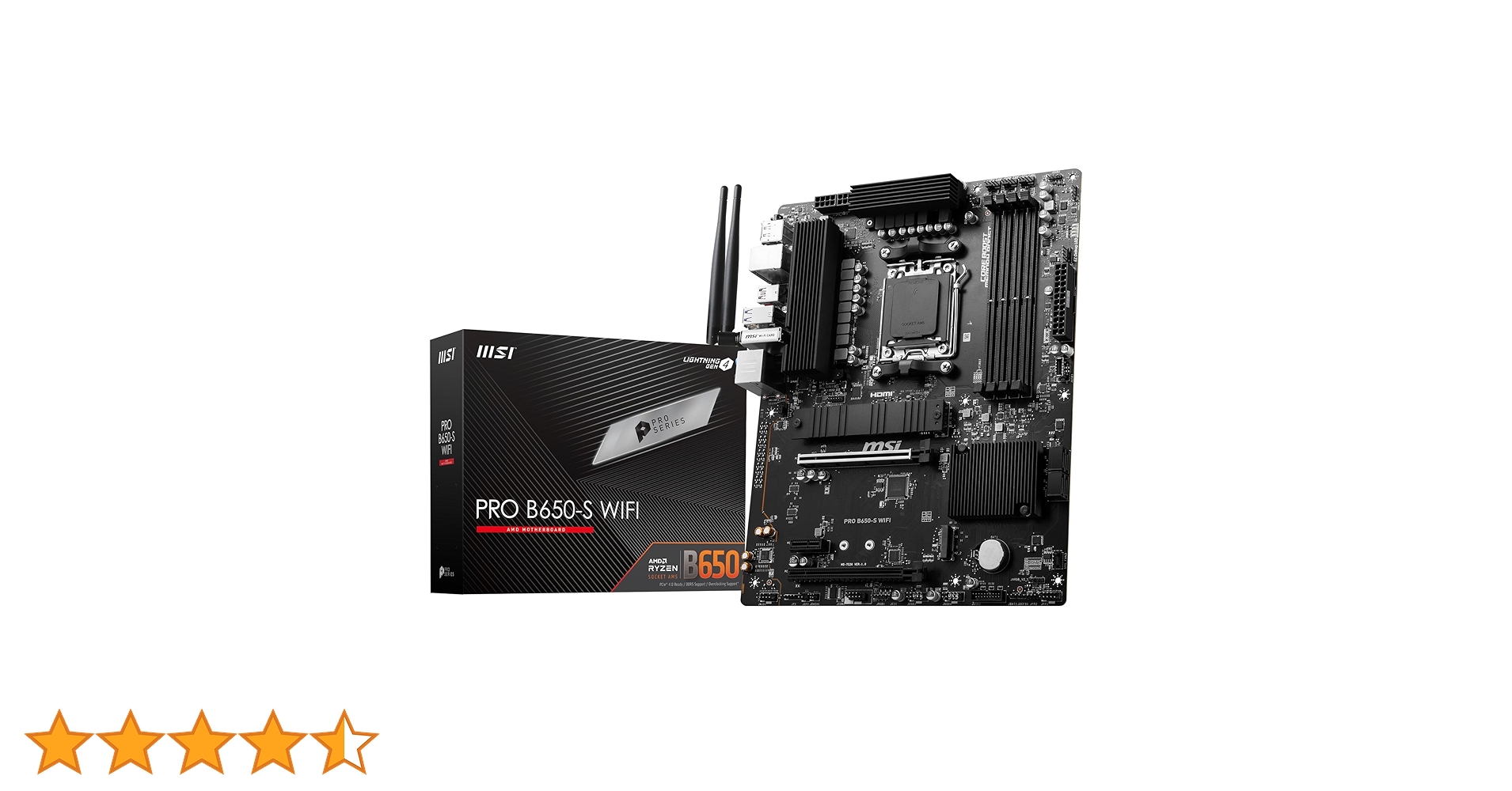 Amazon | MSI PRO B650-S WIFIマザーボード、ATX - AMD Ryzen